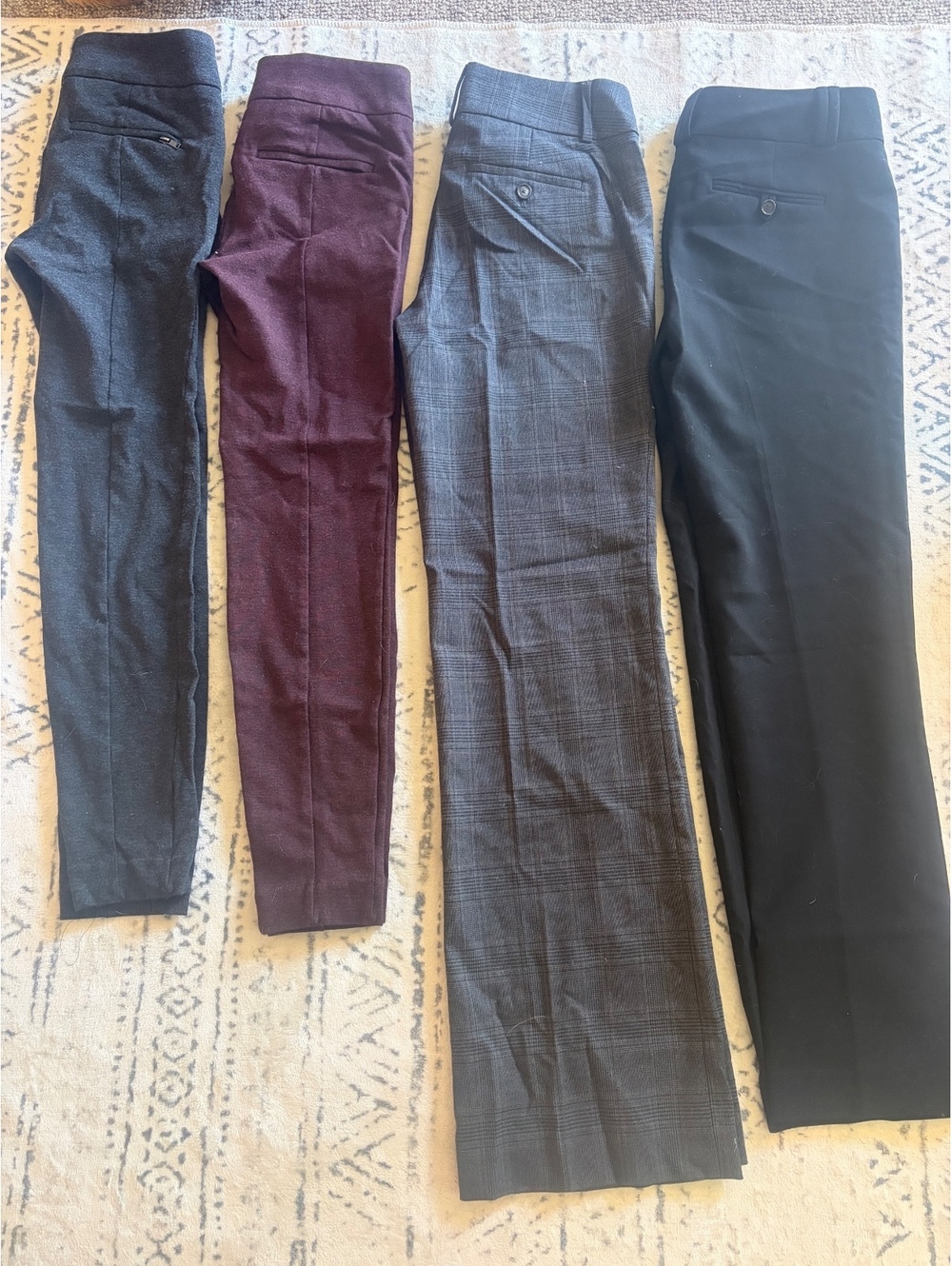 Ann Taylor LOFT Women's Dress Pants Bundle - Size 0, Various Colors and Patterns
